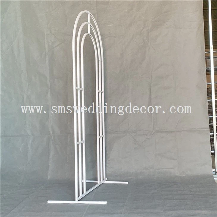 white metal arbour