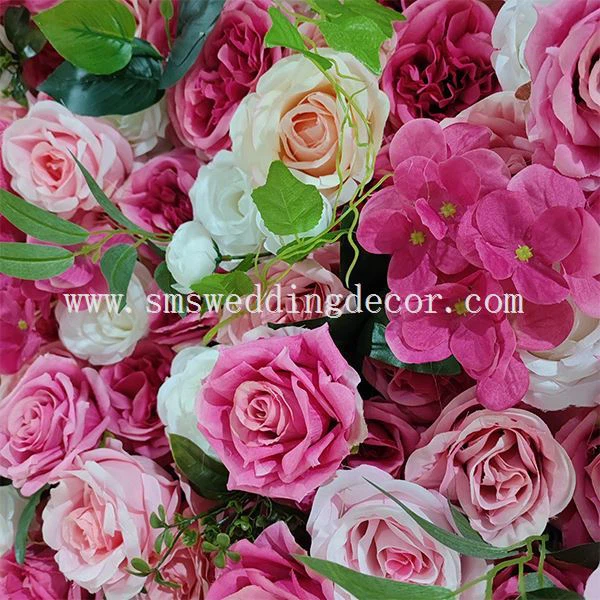 flower wall engagement party