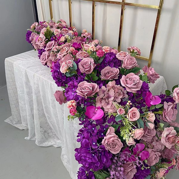 faux flower table runner faux flower table runner